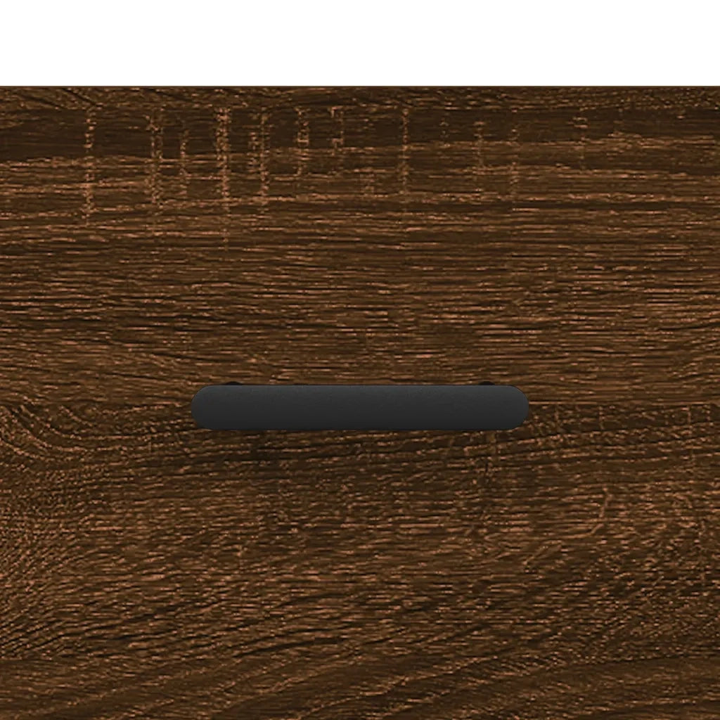 Comodini 2 pz Rovere Marrone 40x35x47,5 cm in Legno Multistrato 827339