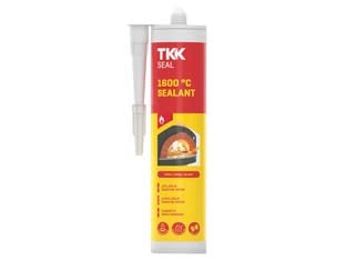 SIGILLANTE IGNIFUGO SEAL 1600  °C SEALANT- - ml.300 nero - 6 pezzi TKK