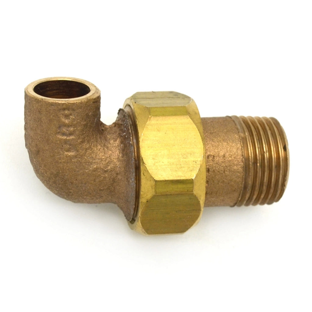 GOMITO BRONZO 3 PEZZI M.  A SALDARE- 1/2 x 12- FRABO- pezzi 1