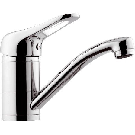 Miscelatore lavabo o lavello con canna girevole remer - serie kiss