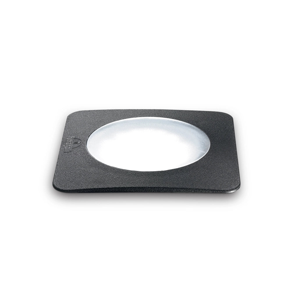 Faretto Da Incasso Moderno Gravity Square Materie Plastiche Nero 1 Luce Gx53 Big