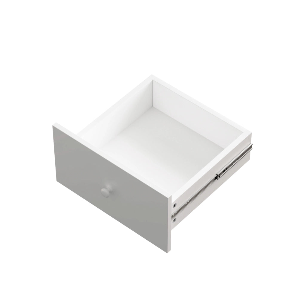 Scrivania con 3 cassetti; 6 vani e bacheca - per studio - in MDF - 100×55×180 cm - bianco
