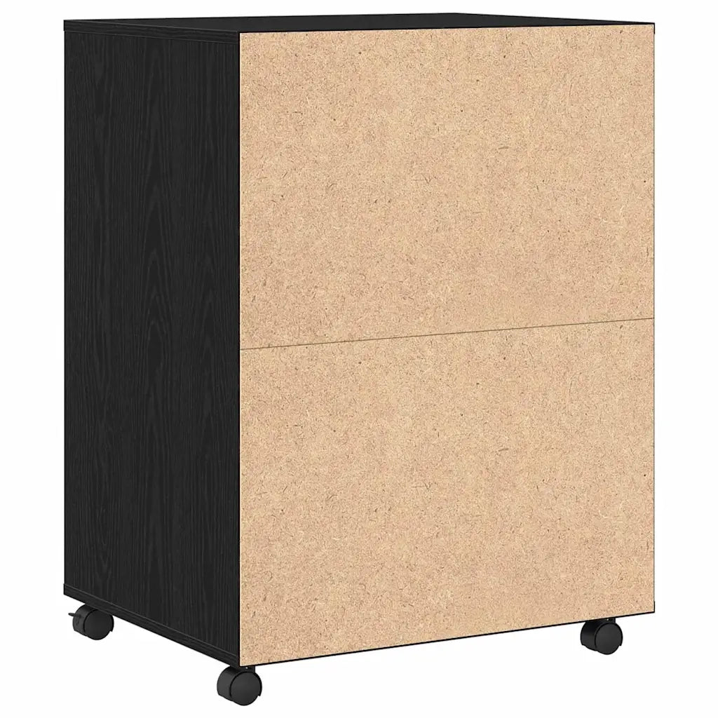 Armadietto con lo scaffale Rovere Nero 60 x 48 x 74.5 cm CFW2852290