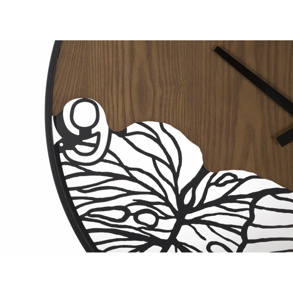 Orologio da Parete VKH263, Marrone, Metallo, 60x2x60 cm
