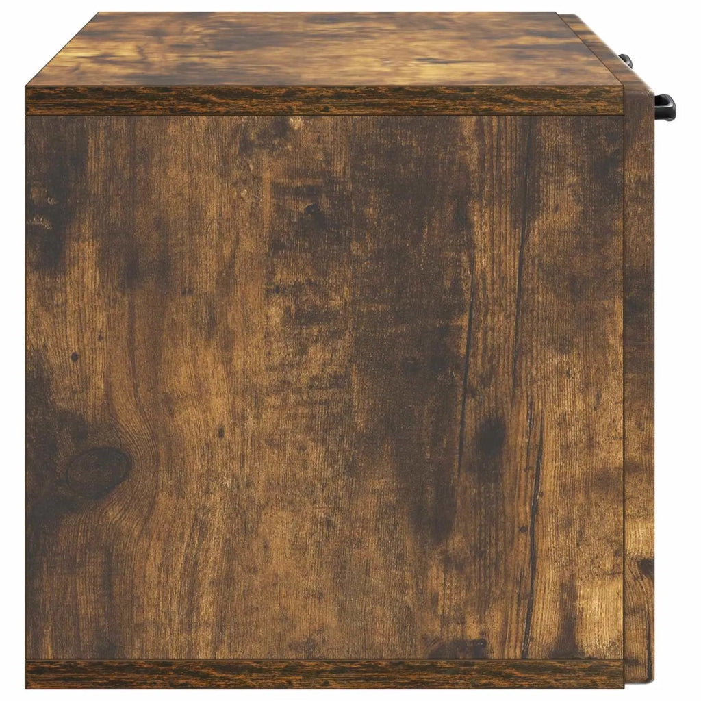 Mobile Porta TV da Muro Rovere Fumo 78,5 x 31 x 30 cm