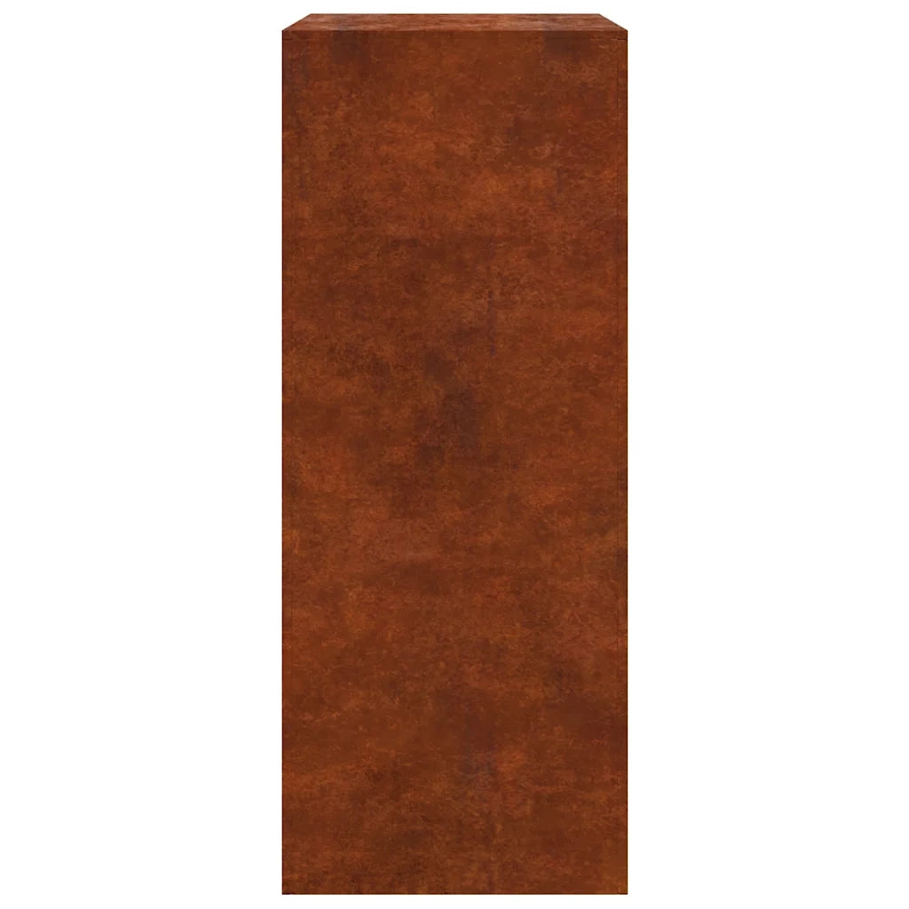 Rack per Legna da Ardere 60x40x100 cm in Acciaio Corten CFW7611642