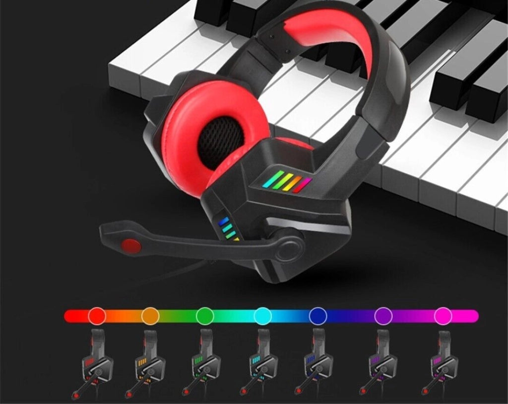 Cuffie gaming con microfono per PC PS4 XBOX console illuminazione LED RGB GM301