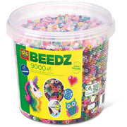 Mix di perline da stirare - 9000 scatole alla moda - SES CREATIVE - 9000 perline in colori vivaci.