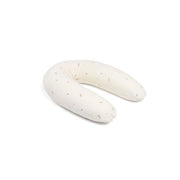 doomoo Twisty Cuscino per Gravidanza e Allattamento 2 in 1 - Ultra Comfort - Imbottitura con microsfere ultrafini, Crema