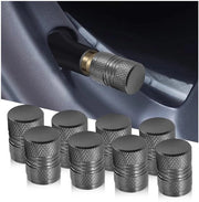 Ventieltoppi in Alluminio Lega - 8 Stuks - Stoffici - Resistente alla Corrosione - Universali - 12 x 17 mm - Finitura Elegante - Ventieltoppi