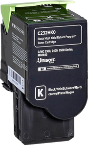 ORIGINAL Lexmark toner nero C232HK0 C/MC2325/2425/2535 ~3000 Seiten
