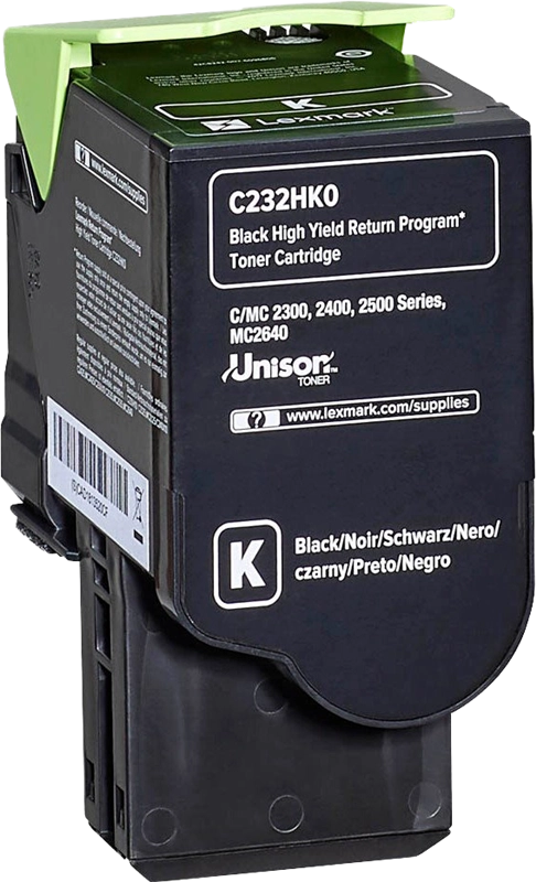 ORIGINAL Lexmark toner nero C232HK0 C/MC2325/2425/2535 ~3000 Seiten