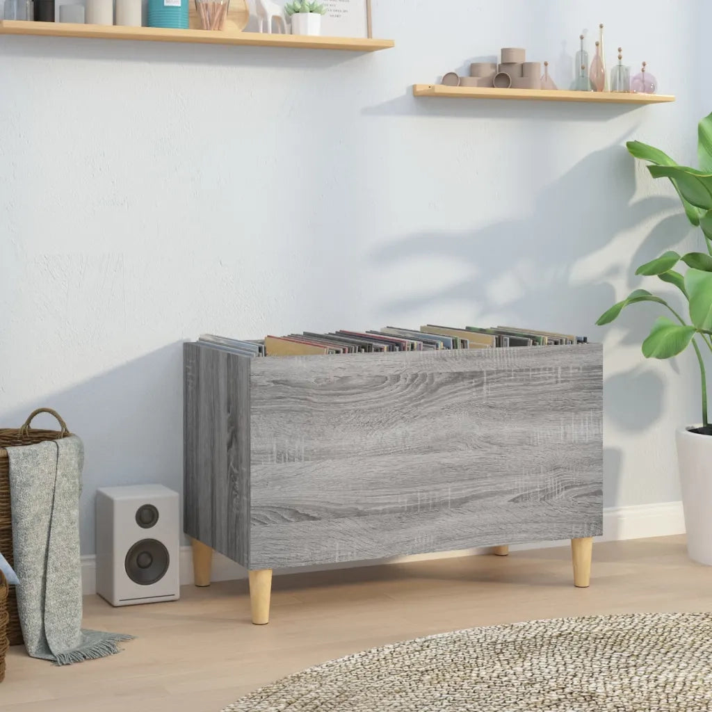Mobile Porta Dischi Grigio Sonoma 74,5x38x48 Legno Multistrato CFW9379381