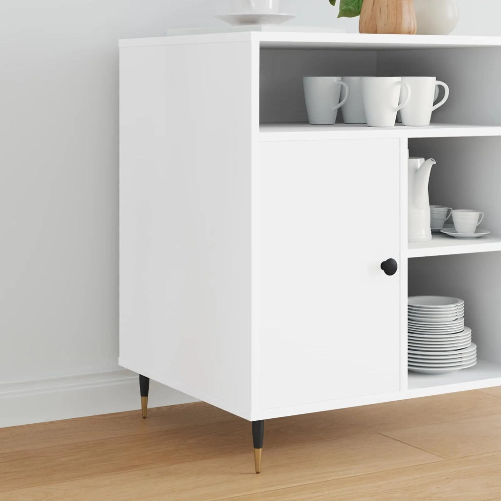 Piedini per mobili 2 pz Nero e Oro ? 40 x 98 mm Ferro CFW3710827