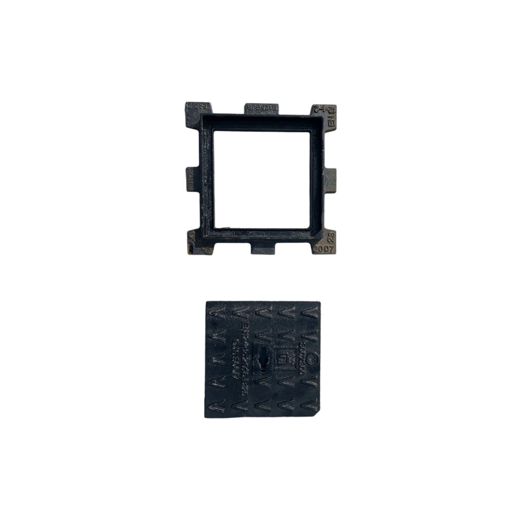 Chiusino in ghisa piano : Dimensione - 40x40, Modello - D400 EN124