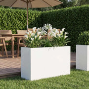 Vaso da giardino Bianco 80 x 40 x 50 cm 8005710