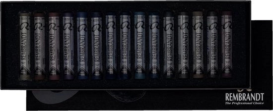 Set di pastelli pastello scuro da 15 pezzi