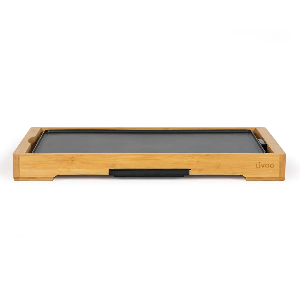 Livoo Griglia in Bambù 58x30x6 cm 2200 W Legno 443467