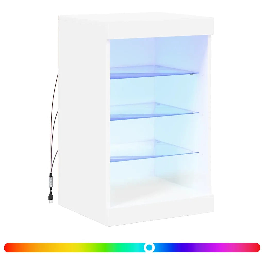 Credenza con Luci LED Bianca 41x37x67 cmcod mxl 110300