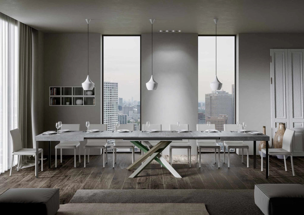 Tavolo Allungabile 180-440x90x77 cm Volantis Cemento