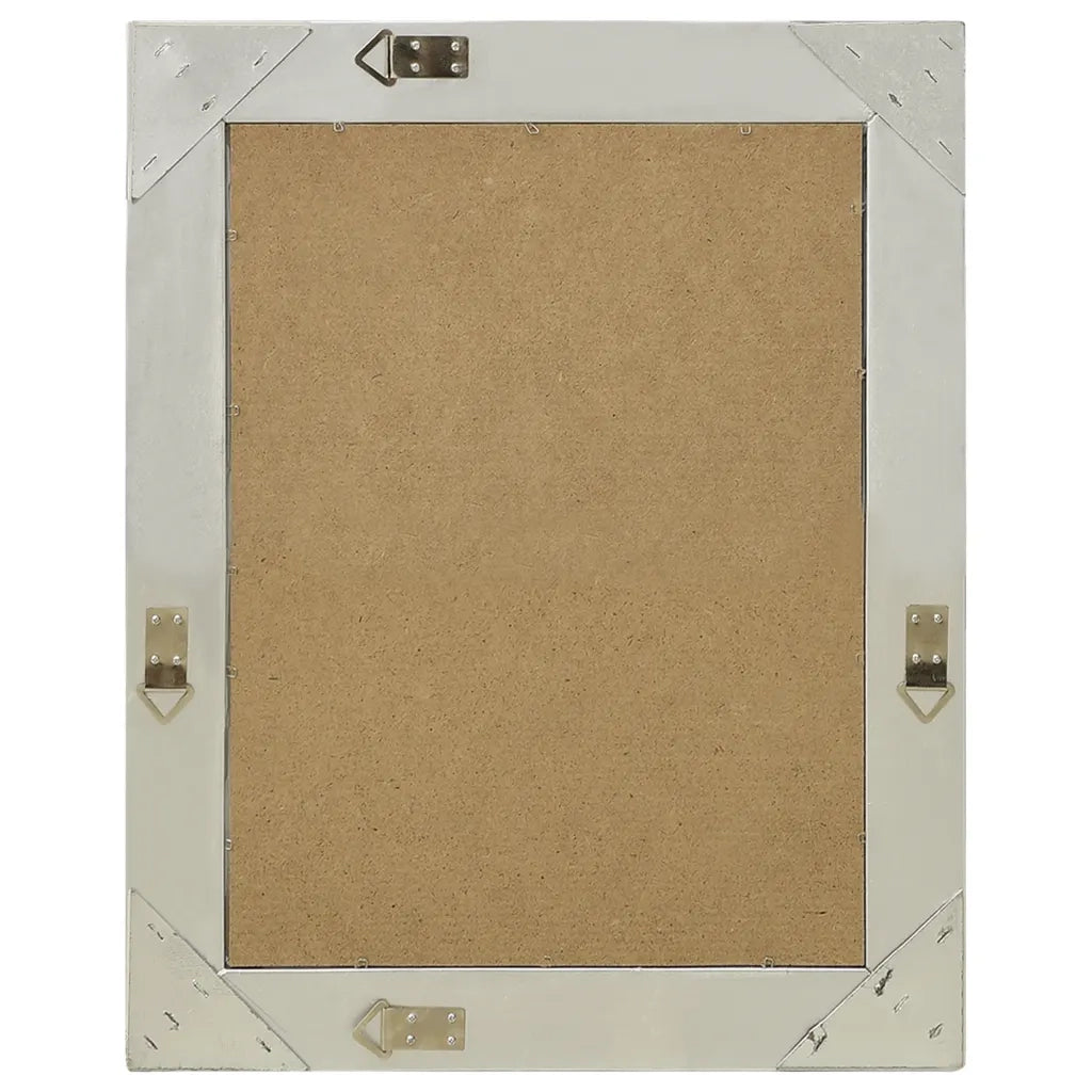 Specchio da Parete Stile Barocco 50x60 cm Argento cod mxl 42453