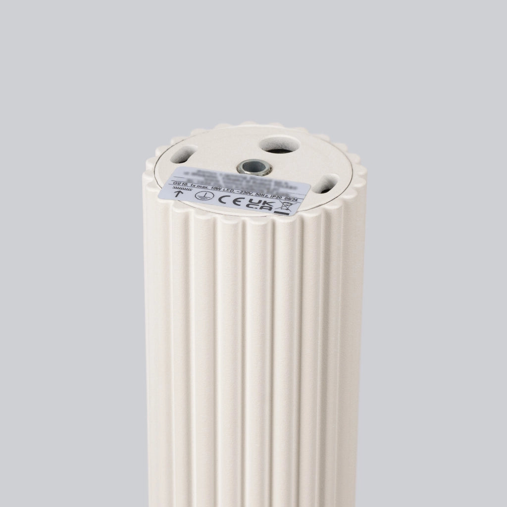 Spot soffitto GRAVIO Pure Lume beige tubo 20cm GU10