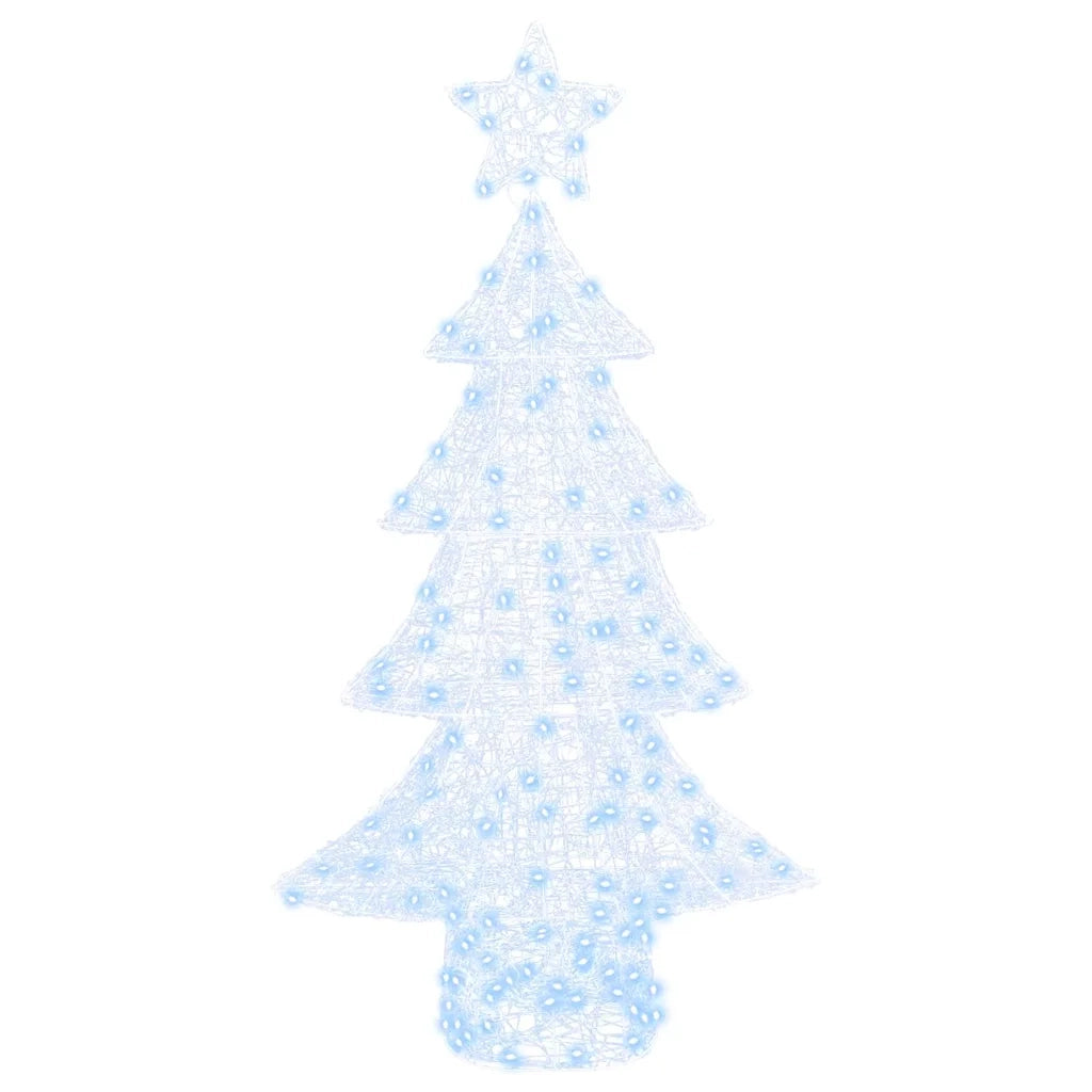 Albero di Natale con 160 LED Bianco freddo 150 cm Acrilico 42018978