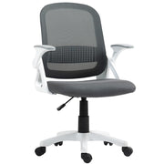Sedia da ufficio ergonomica ¨C zephmum ¨C grigio, rete, schienale regolabile