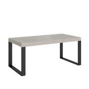 Tavolo allungabile 180/284x90 cm Tecno Premium cashmere gambe antracite