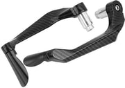 Remmella Motorciclistica di Alta Qualità in Carbonio - Remmella per Motori - Remmella per Manubrio - Inox - Impronta Acqua - Facile da Installare - Motorremmella