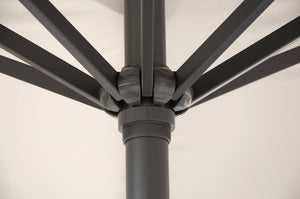 Ombrellone da Giardino 4x4 m Palo Ø67 mm Siviglia Grigio Chiaro