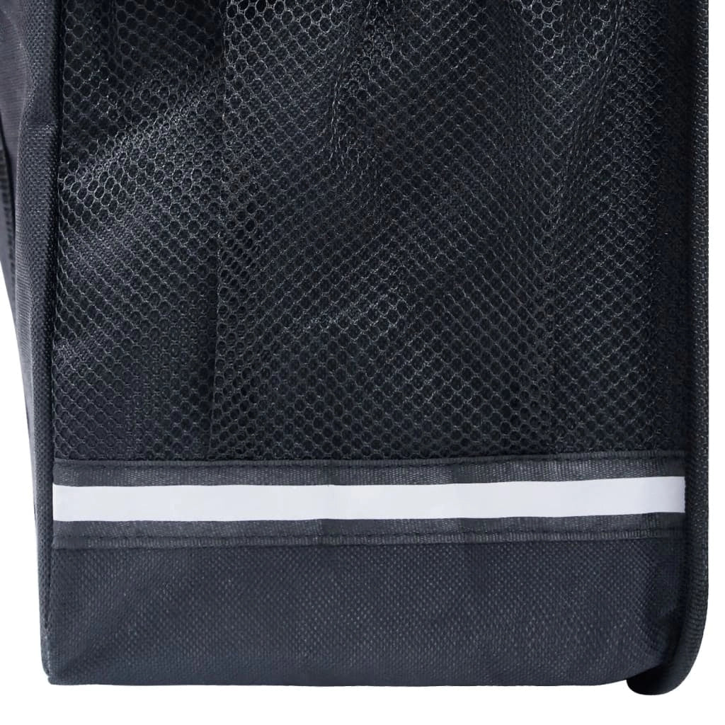 Borsa doppia per bicicletta impermeabile da 35 litri per portapacchi posteriore nera 02_0021167