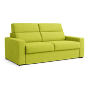 Sonico, Divano Letto 2 Posti Sfoderabile Made in Italy, 200x95 cm Verde