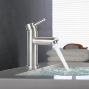 ZMH Rubinetto Lavabo Acciaio Inossidabile Miscelatore Monocomando Alta Pressione Acqua Calda Fredda Per Bagno Cucina