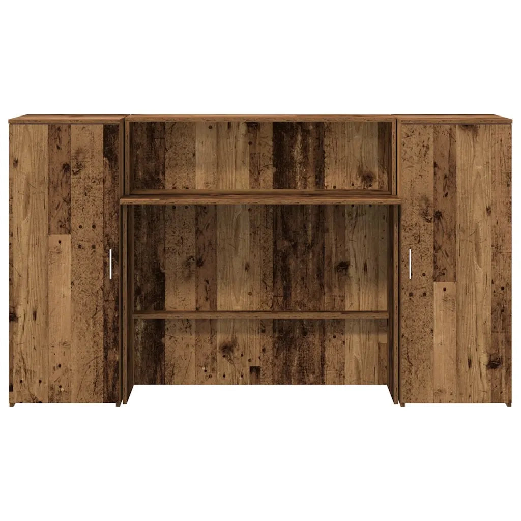 Banco Reception Legno Antico 180x50x103,5 cm Legno Multistrato 3324212