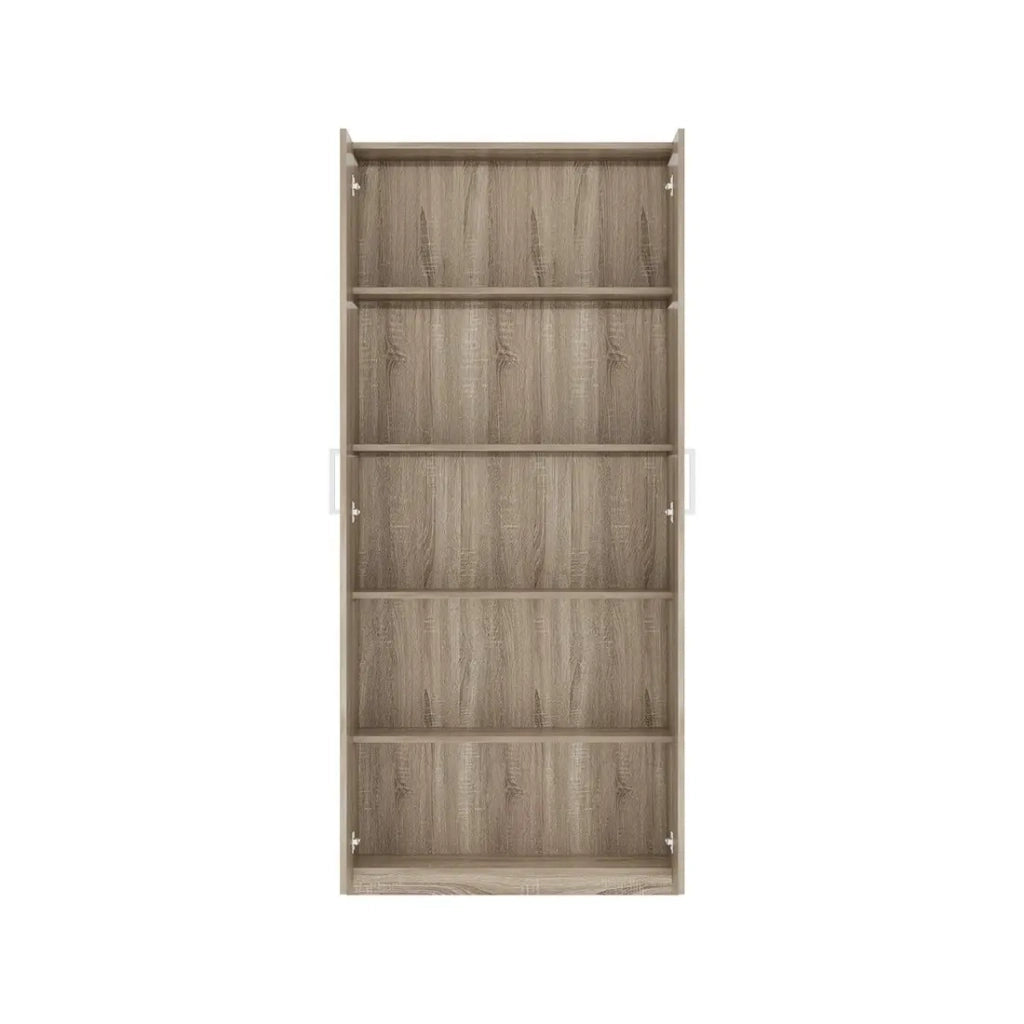 Armadio a 2 ante TOM – Rovere Sonoma – Larghezza 80 cm