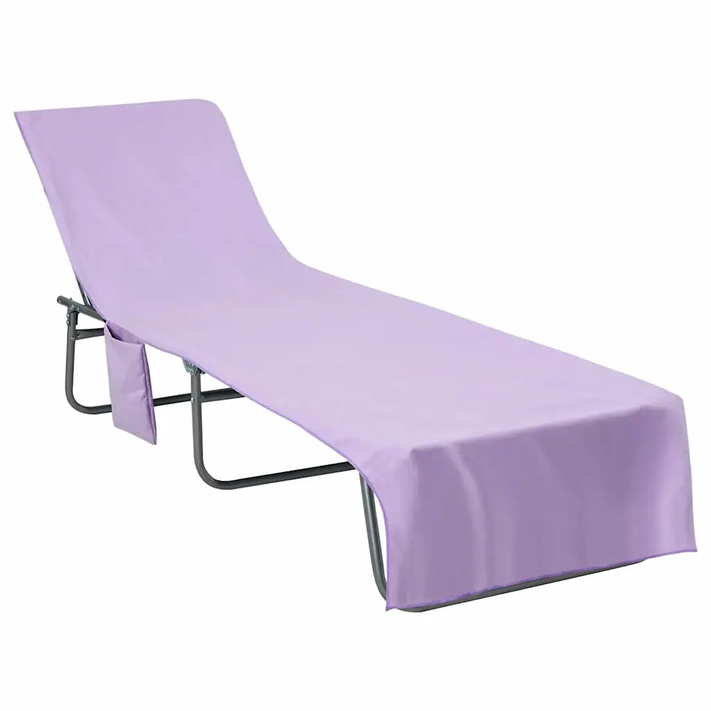 Asciugamani per lettino 2 pcs Viola 210 x 75 cm 42011518