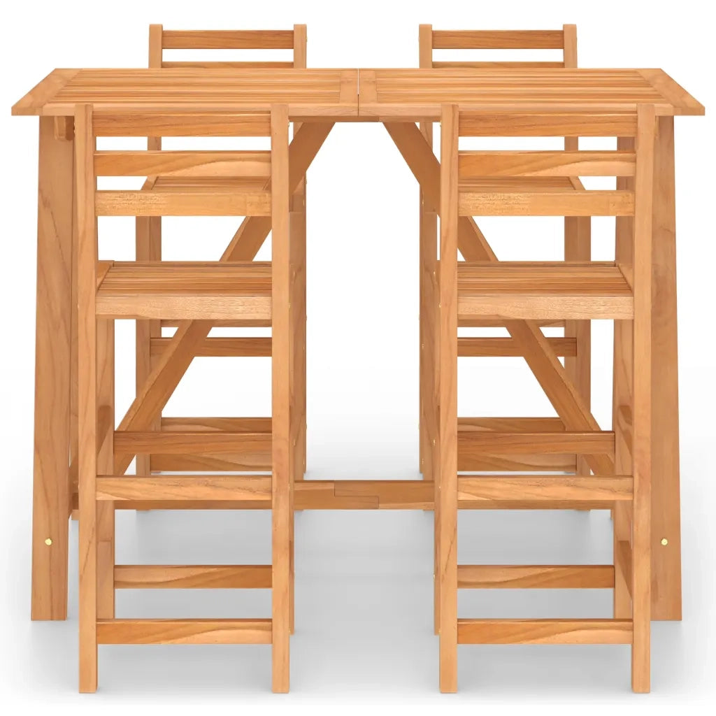 Set da Bar da Giardino 5 pz in Legno Massello di Acacia 3057850