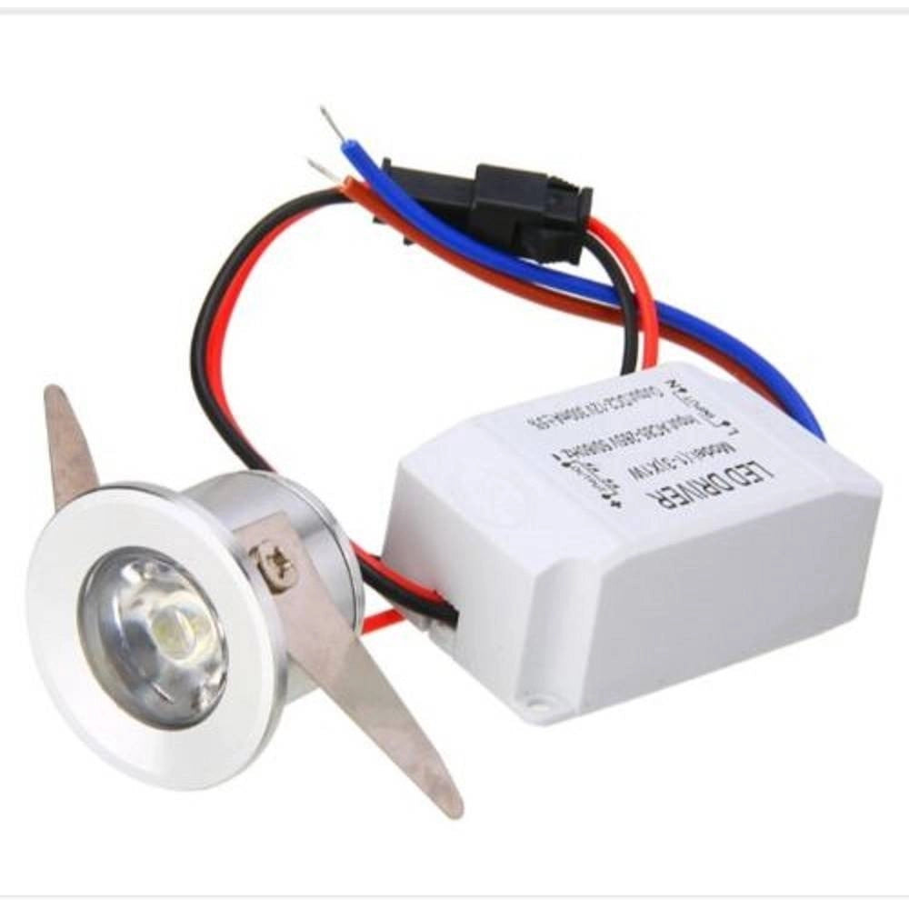 Trade Shop - Faretto A Led Da 1w Punto Luce Ad Incasso Bianco Caldo Freddo 220v Set Da 10pz - -bianco Freddo      -
