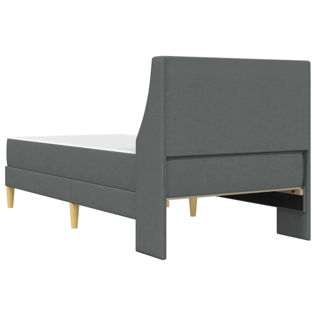 Struttura letto con materasso-Giroletto Grigio scuro 100 x 200 cm