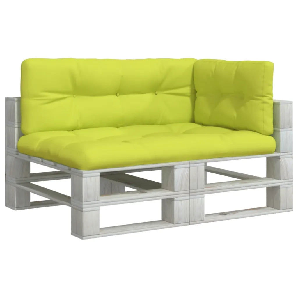 Cuscini per Pallet 3 pz Verde Intenso in Tessuto 3217130