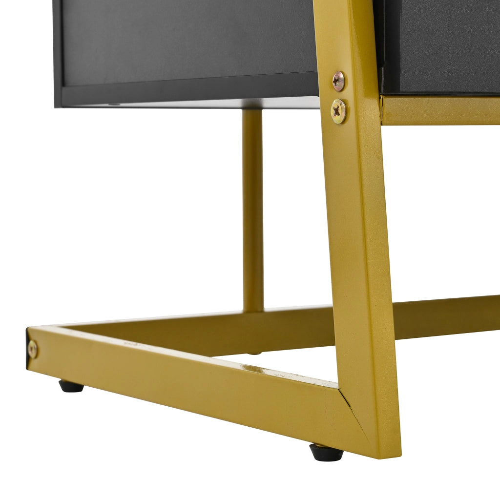 Mobile Ingresso con 2 Ante; Specchio; Ripiani e Ganci in Metallo; Stile Moderno; in MDF; 78??38;5??180;5 cm; Nero