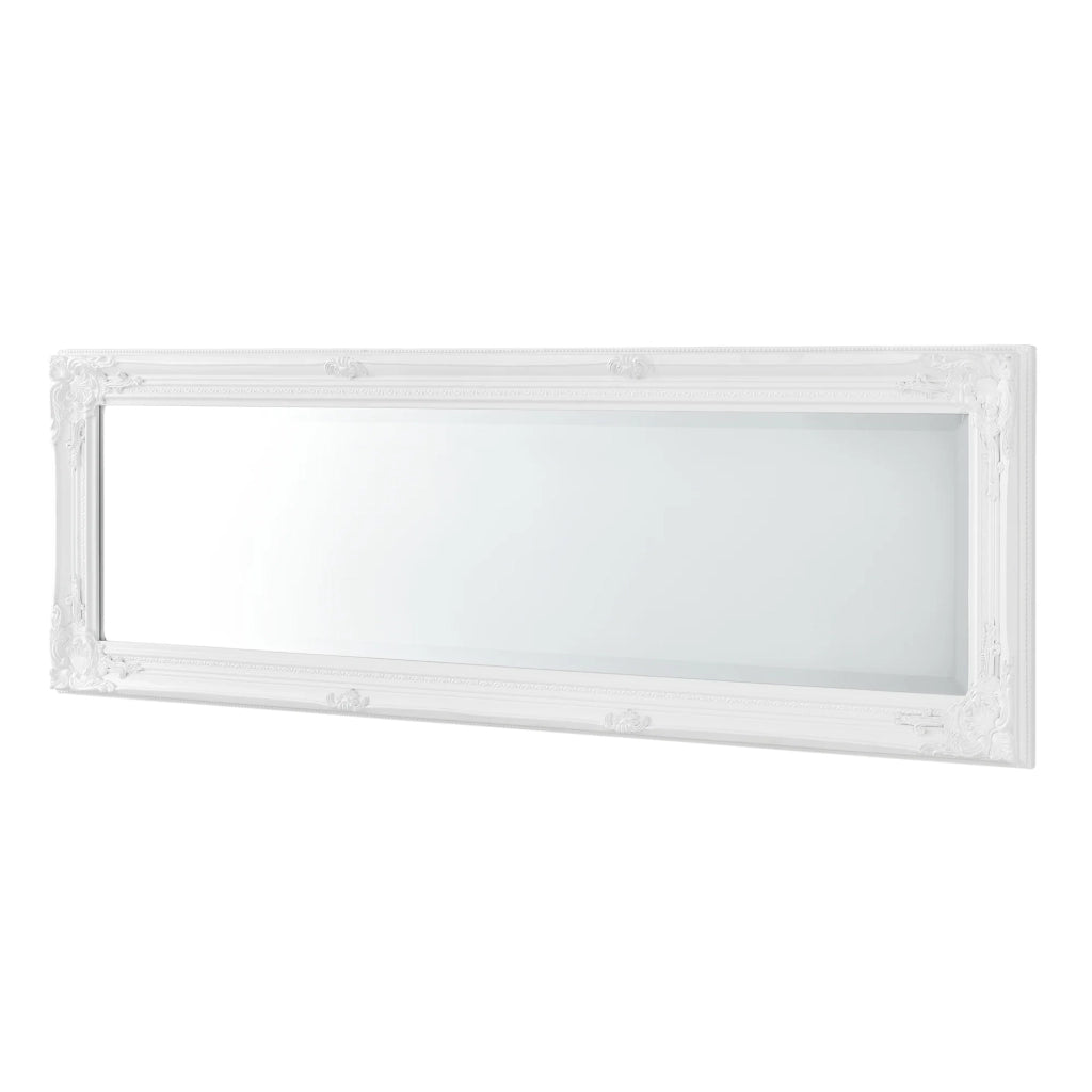 Specchio da parete 132 x 42 x 3,5 cm bianco 03_0007907
