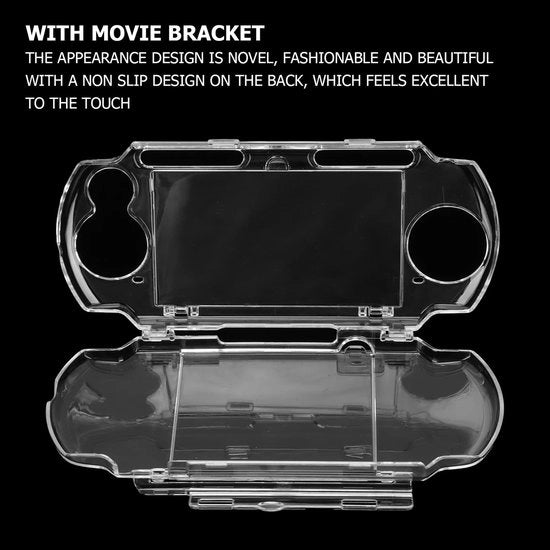 Protezione universale per PSP3000 - Materiale PC - Film beugelato - Alta trasmissione di luce - Protezione trasparente per console