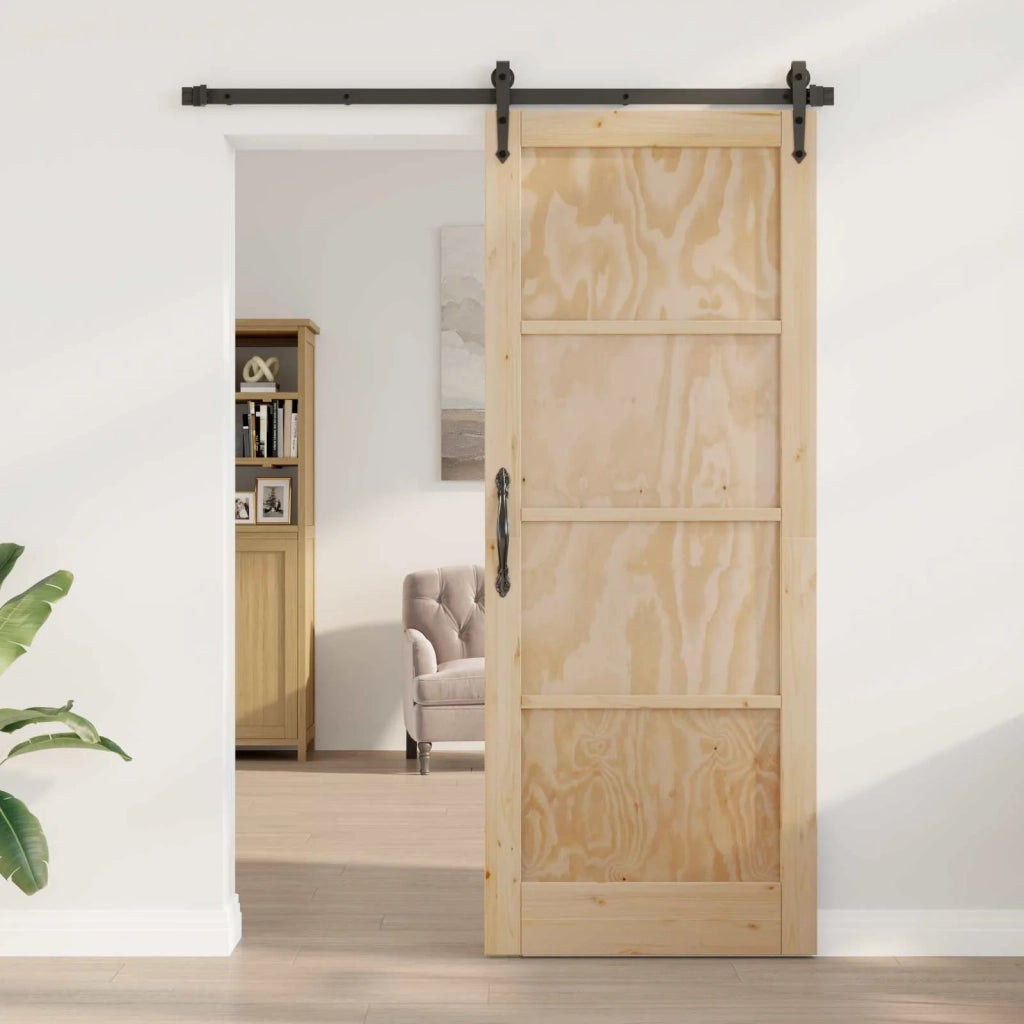 Porta Interna Naturale 93 x 211 cm Legno compensato