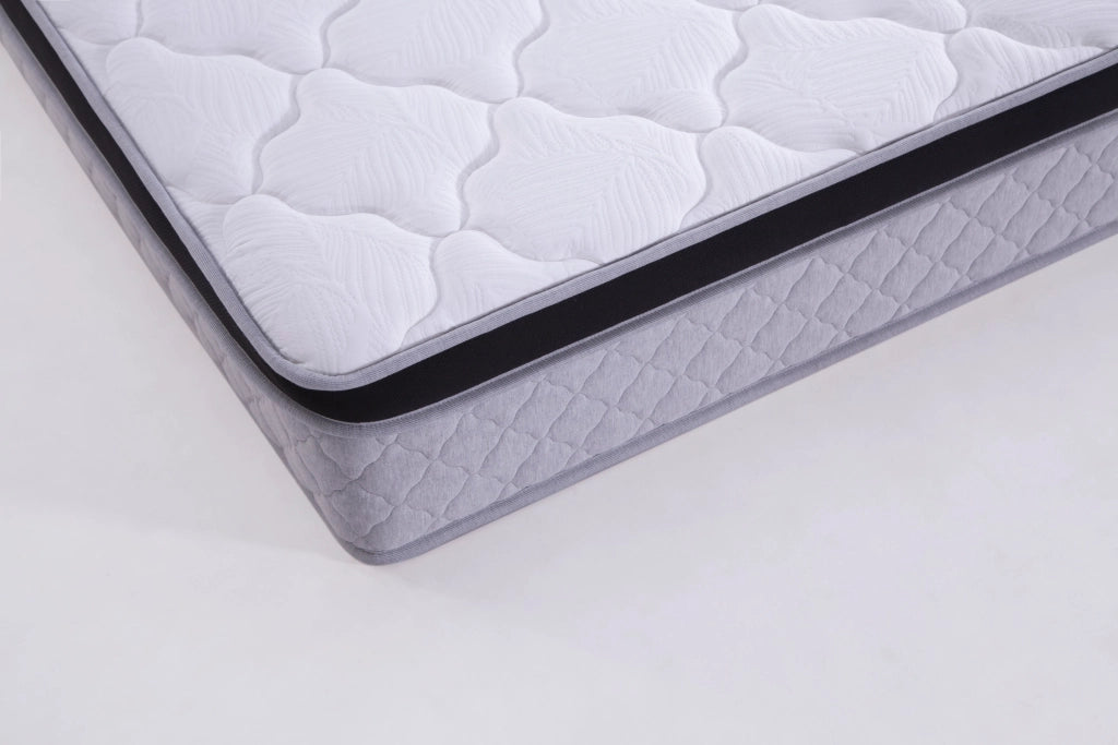 Materasso a Molle con Supporto Lombare Ergonomico Rigidità H3 140x200x25 cm; Bianco