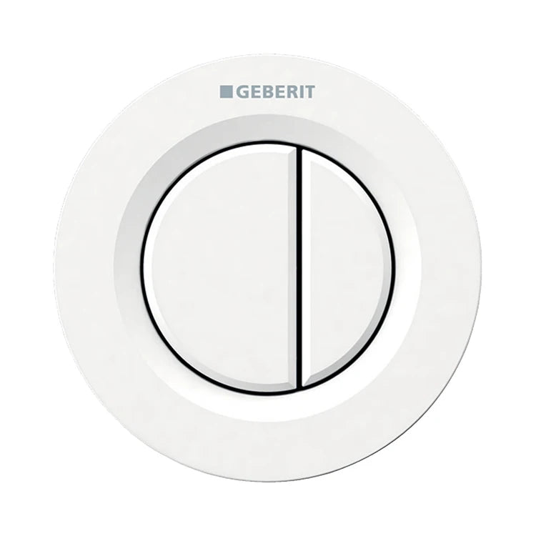 COMANDO PNEUMATICO 01 DOPPIO TASTO VERSIONE INCASSO Bianco GEBERIT 116.043.11.1