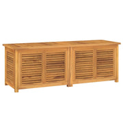 Box portaoggetti da giardino e borsa 150 x 50 x 53 cm legno massello di teak 02_0013131