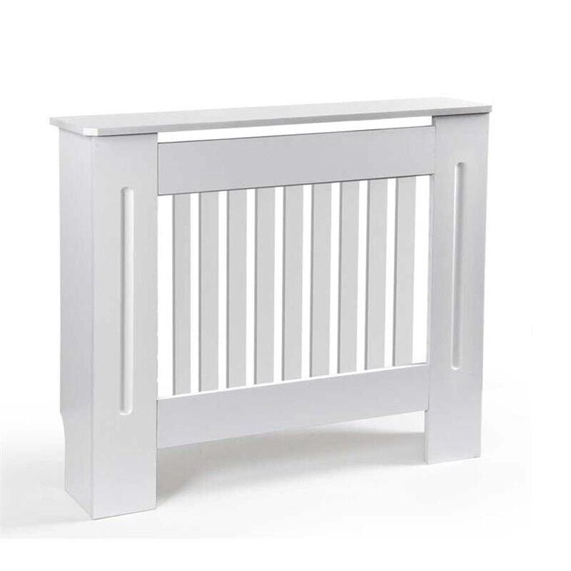 COPRITERMOSIFONE IN LEGNO 112 X 19 X 81,5 CM IN COLORE BIANCO