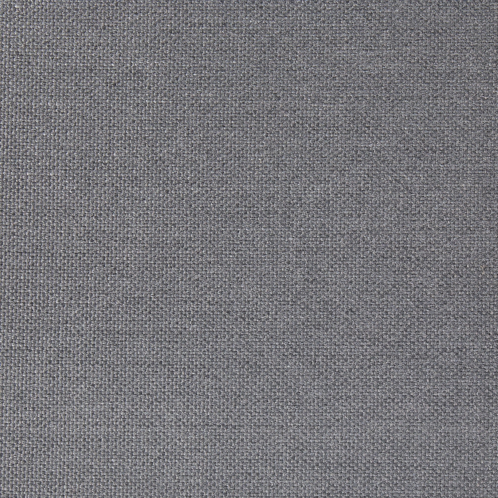 Rivestimento in tessuto grigio ottomana Gambe in alluminio Nero Struttura in metallo Resistente all'acqua per esterni e interni